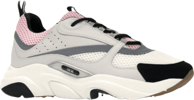 Sneaker Dior Triple S Colorblock Blanc Rose Gris Noir