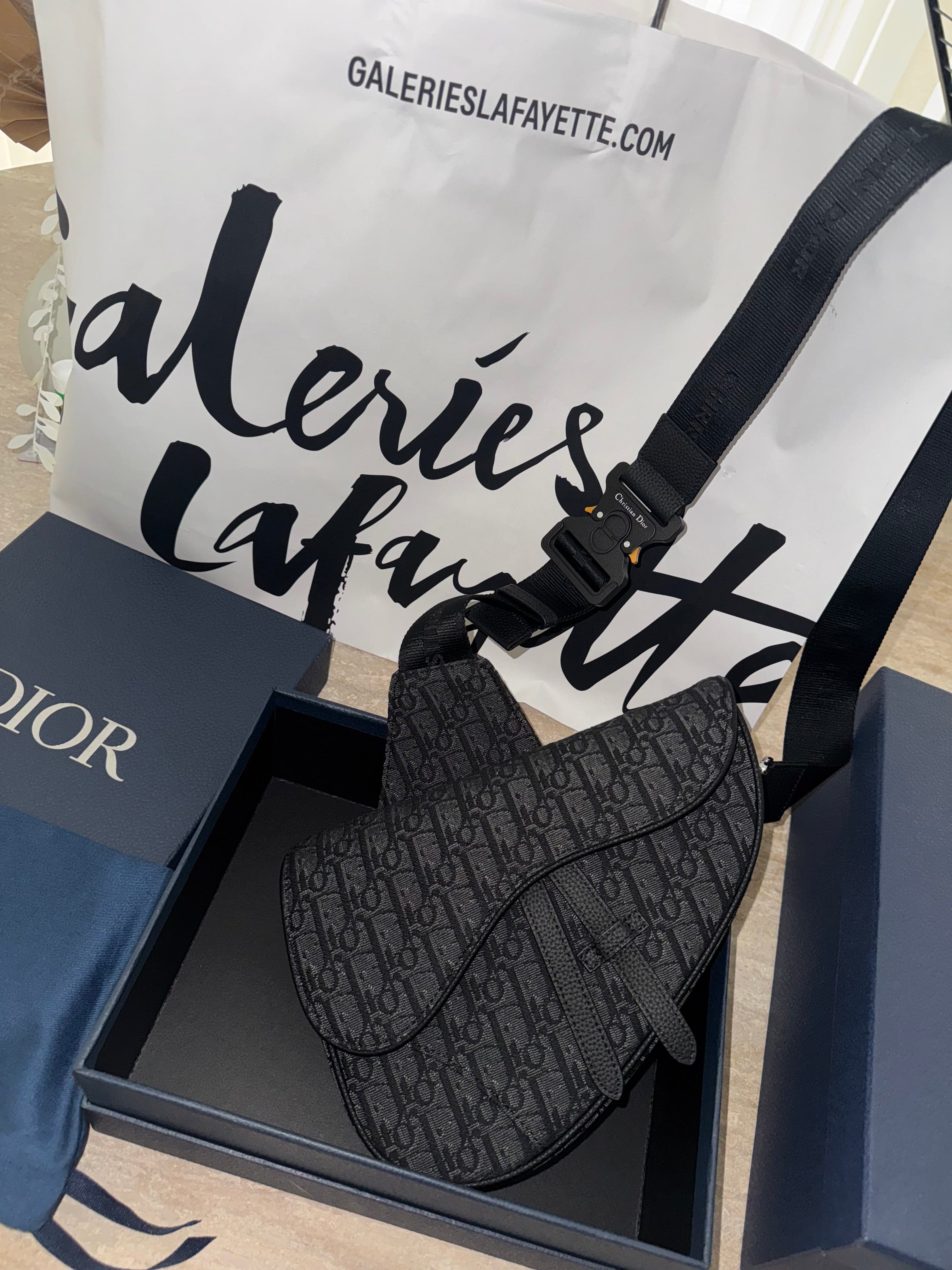 Sac Dior Saddle Bag Toile Monogram Noir