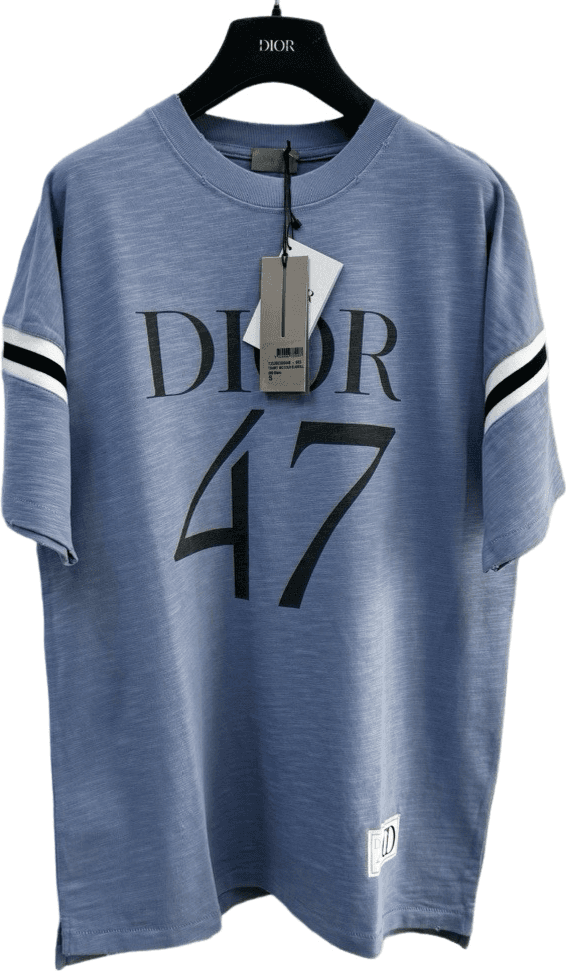 Dior T-Shirt Dior 47 Bleu Ciel Rayures