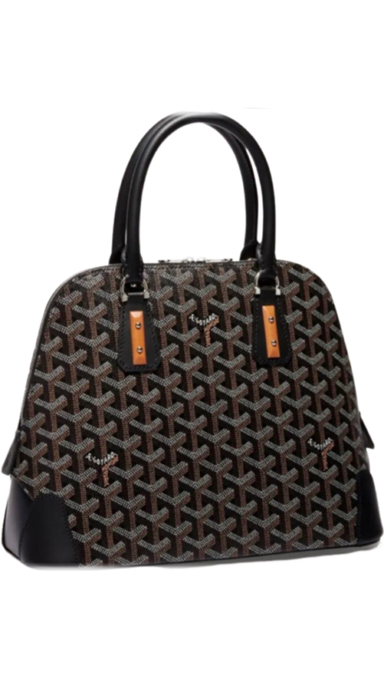 Sac Goyard St. Louis PM Toile Monogram Noir et Marron