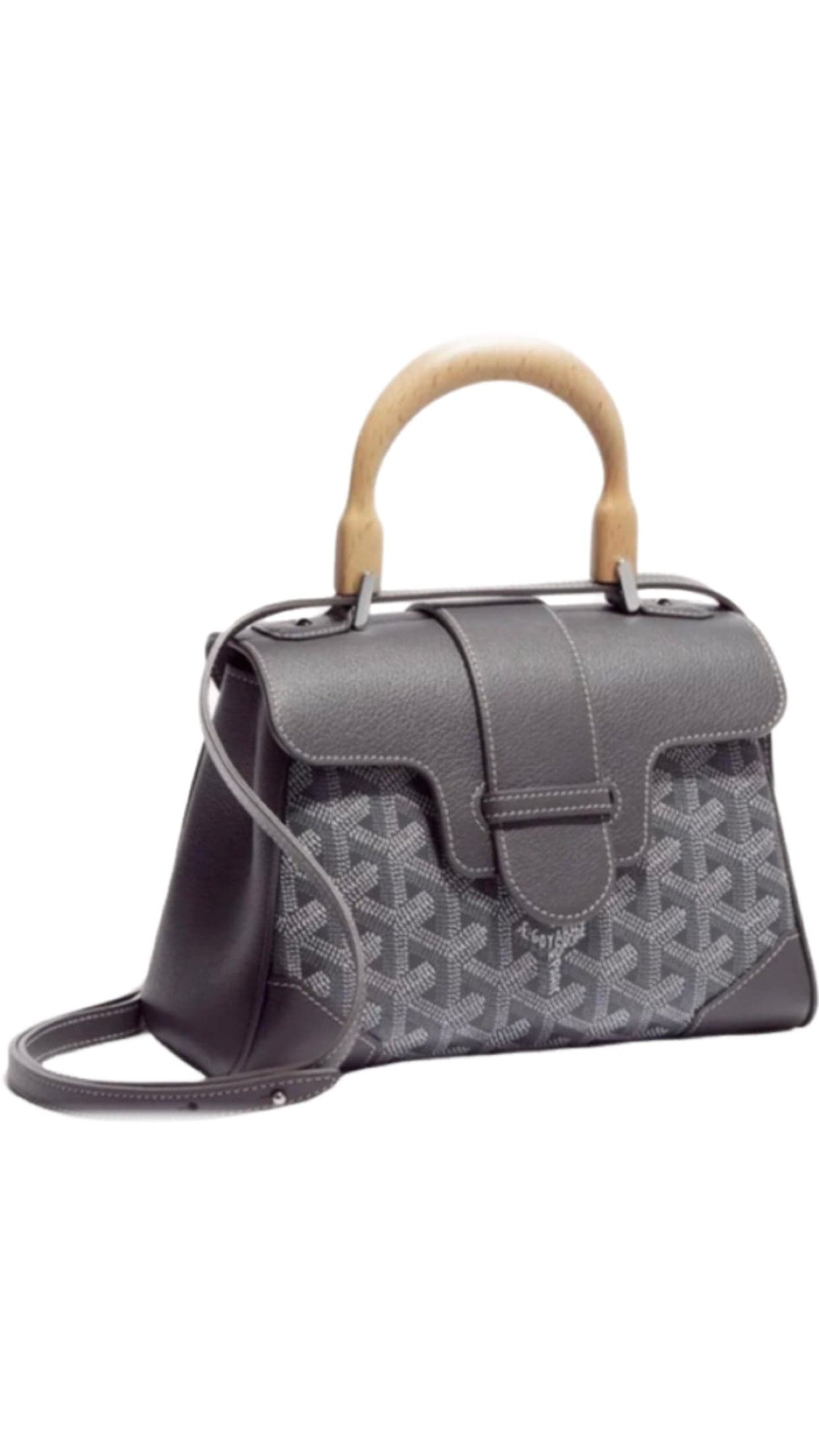 Sac à Main Goyard Saigon PM Toile Goyardine Gris