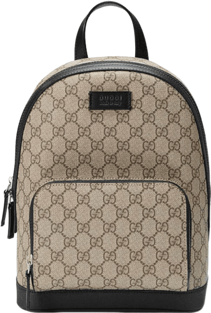 Sac à dos Gucci GG Supreme Beige et Noir