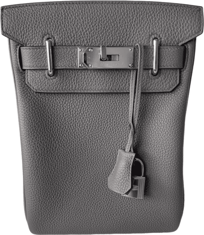 Sac Hermès Evelyne Taurillon Clemence Gris