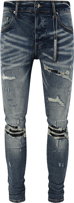 Pantalon Amiri MX1 Distressed Skinny Jean Indigo