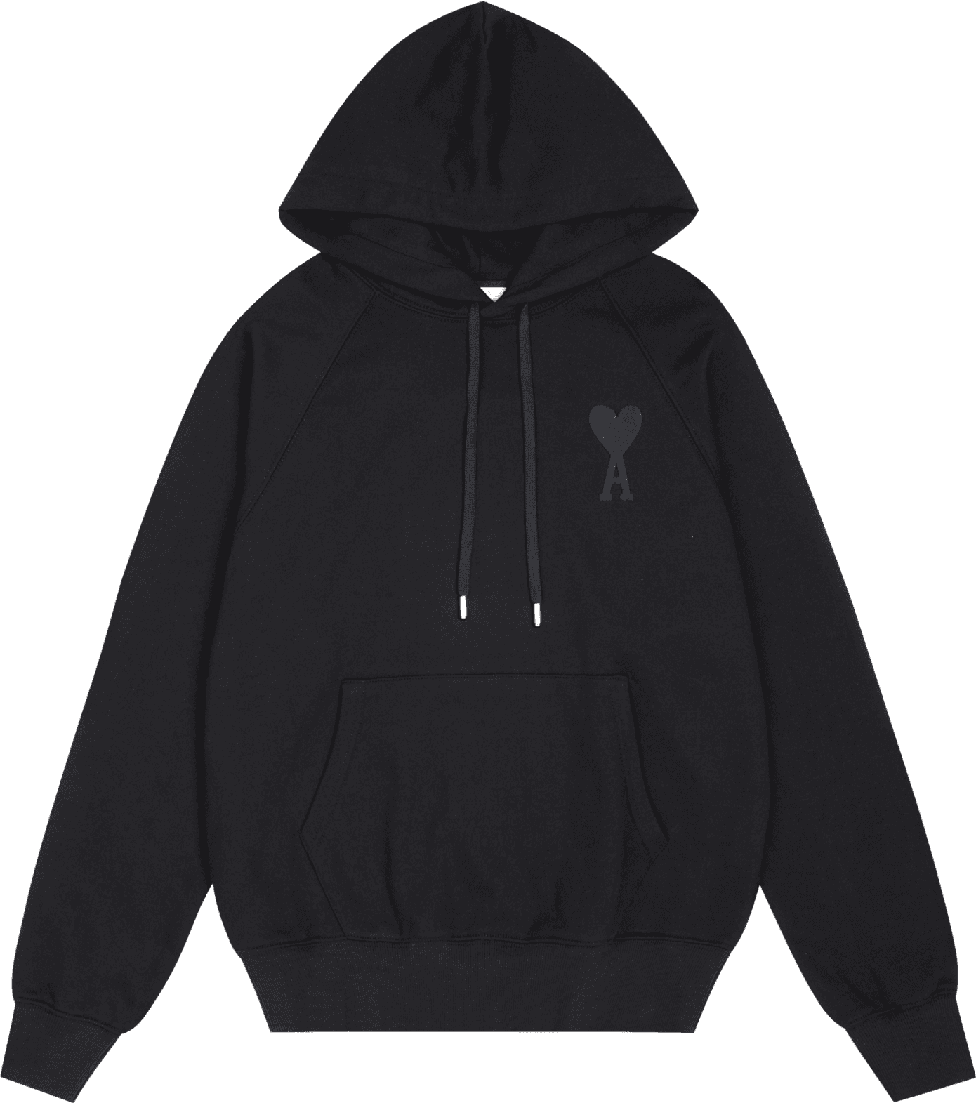 Hoodie Ami de Luxe Noir avec Motif Cœur