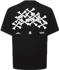 T-shirt Noir Imprimé Graphique Géométrique