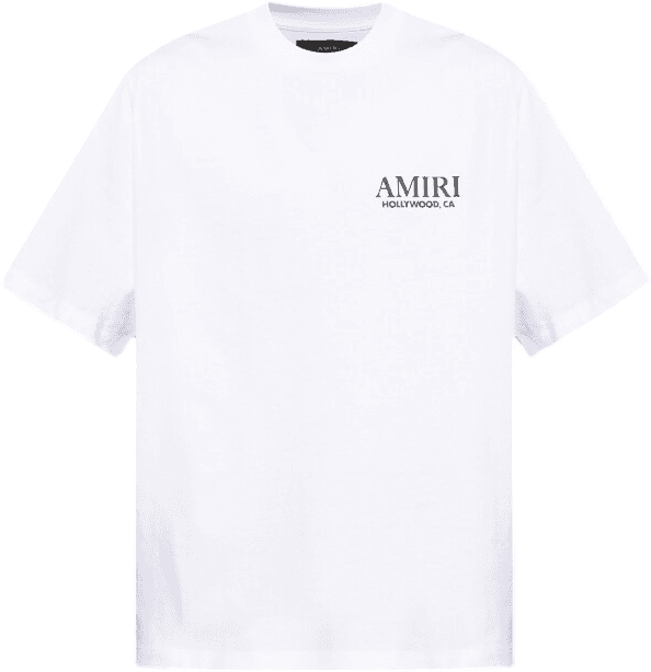 T-shirt Amiri Hollywood CA Blanc