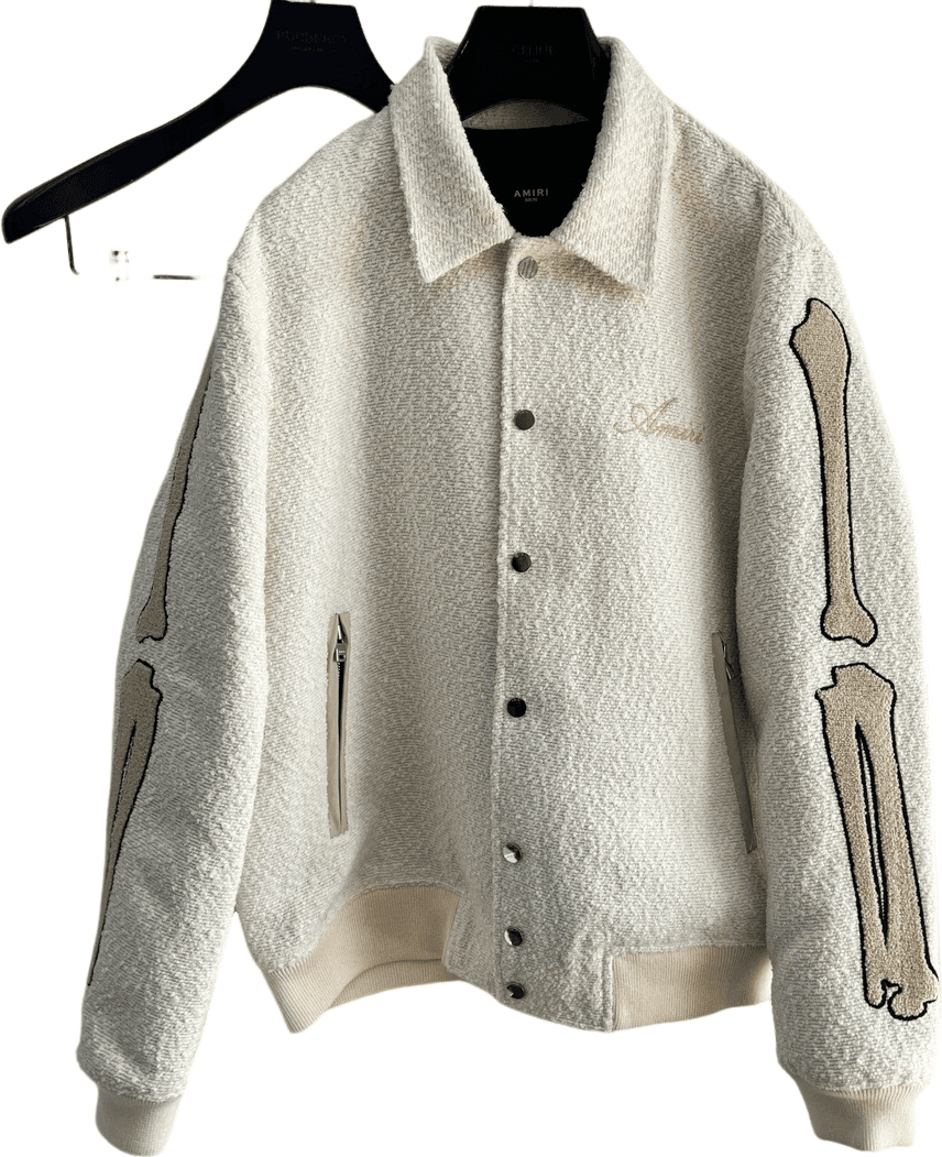 Amiri Veste Teddy Outline Face Crème