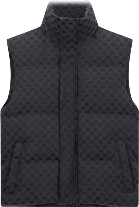 Gilet Balenciaga Monogram GG Damier Noir