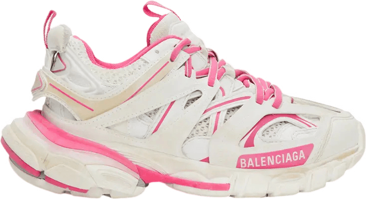 Balenciaga Track Sneaker Rose et Blanc
