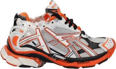 Balenciaga Triple S Sneaker Orange et Blanc