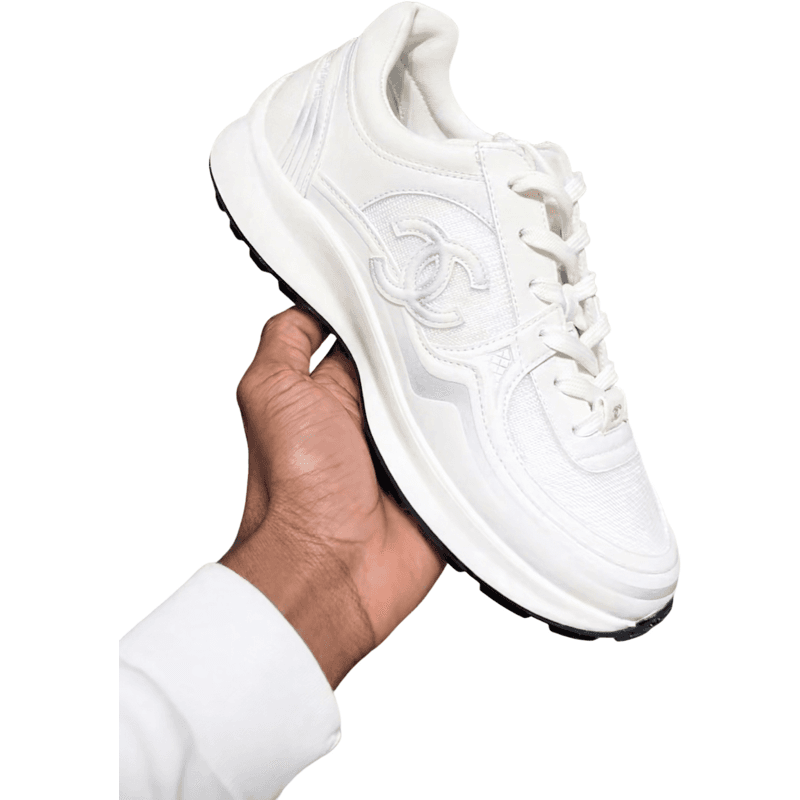 Baskets Balenciaga CC Blanches Cuir