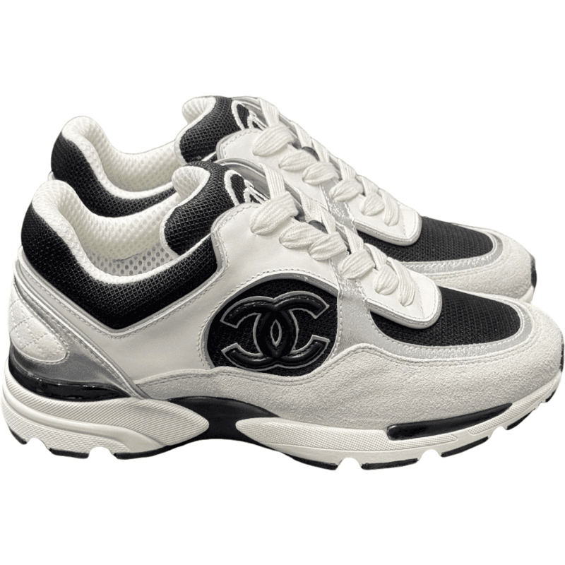 Balenciaga Sneaker CC Bicolore Blanc et Noir