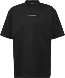 Balenciaga T-shirt oversize noir avec logo