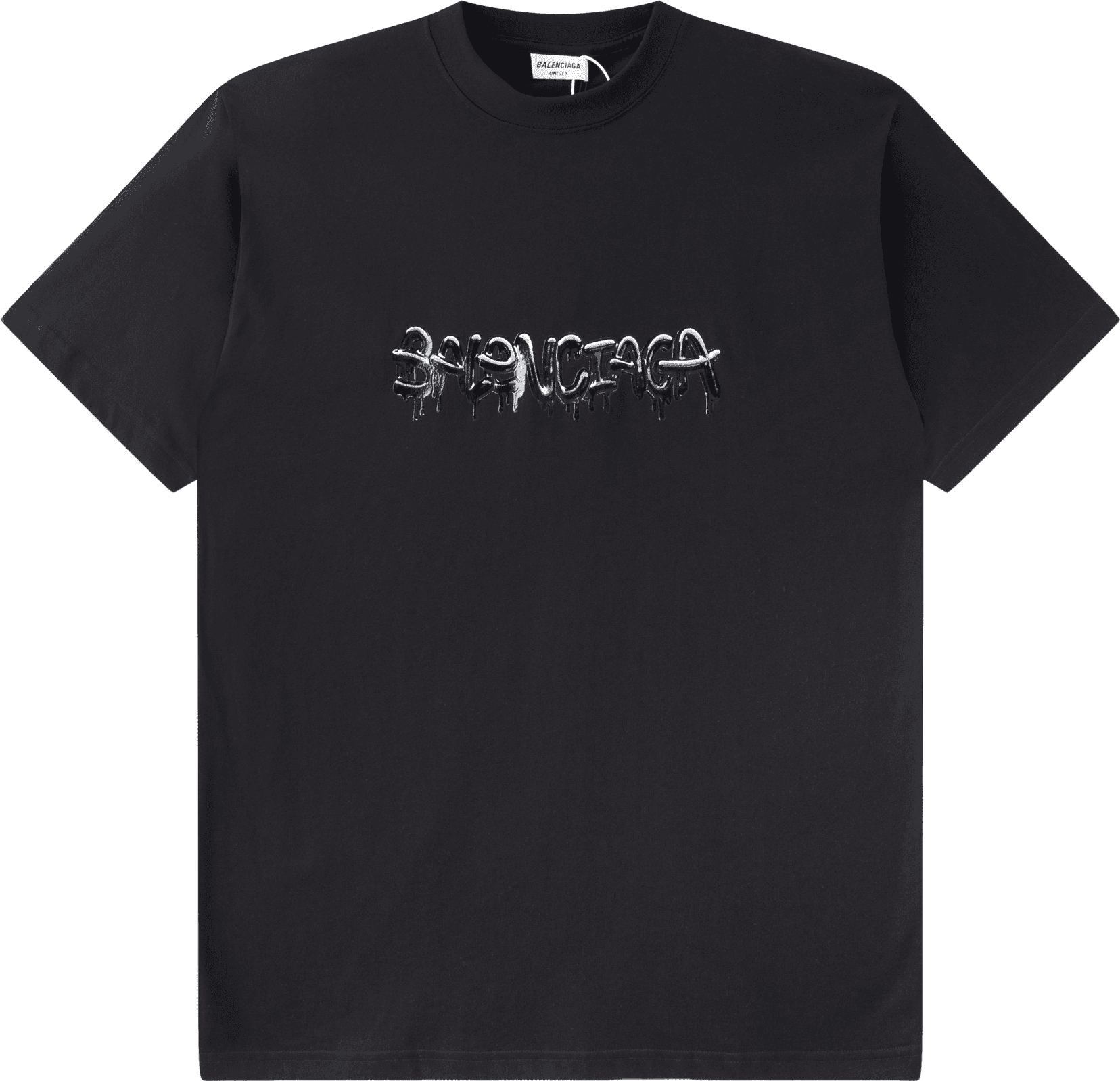 Balenciaga T-shirt Graffiti Logo Noir