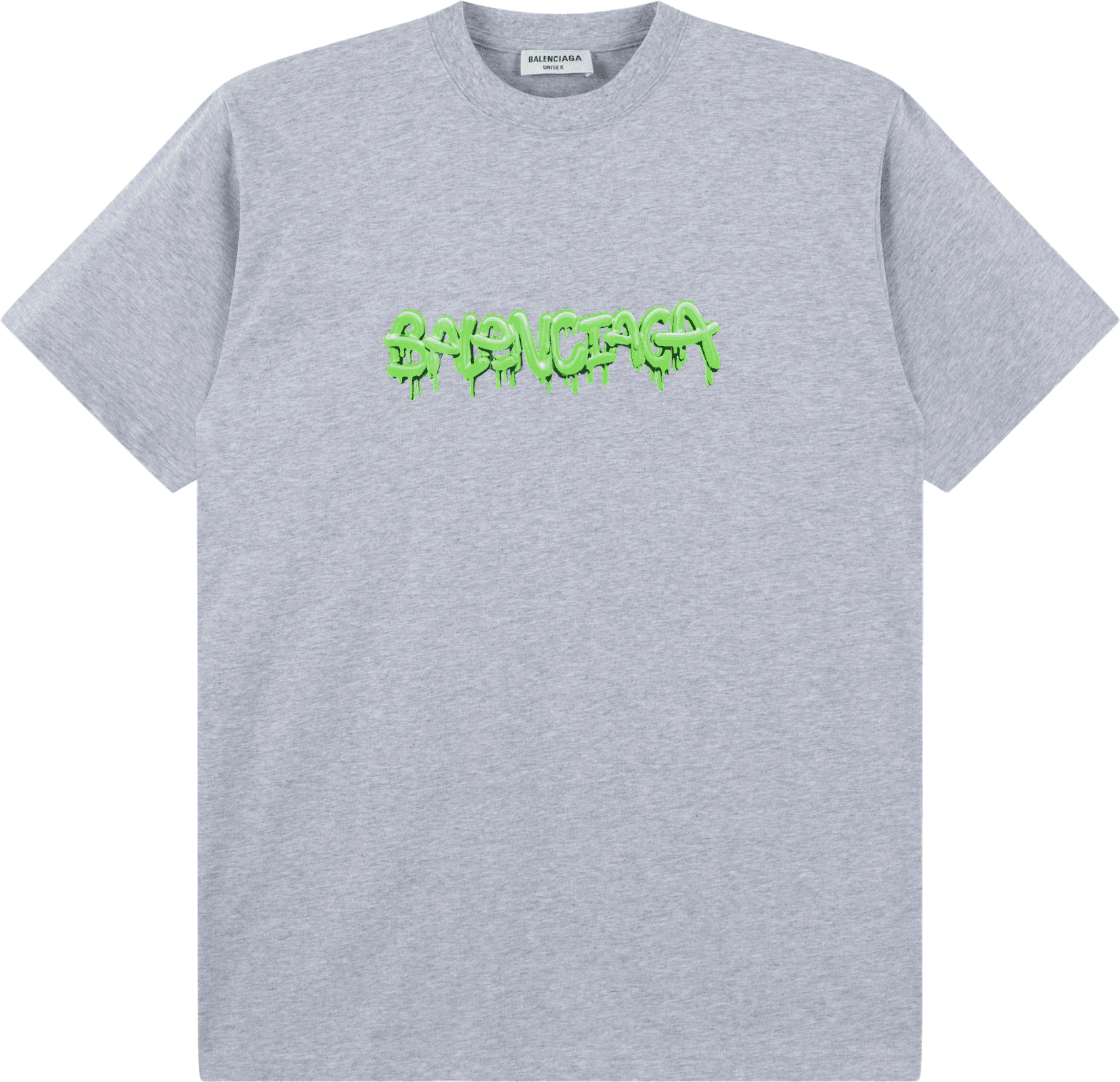 Balenciaga T-shirt Spray Paint Logo Gris