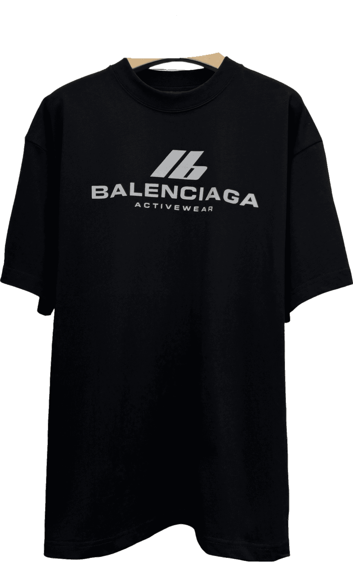 T-shirt Balenciaga Activewear Logo Argent