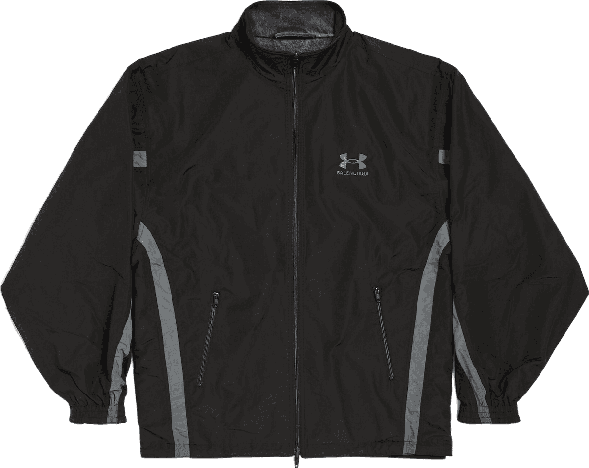 Balenciaga x Under Armour Veste de sport noire et grise