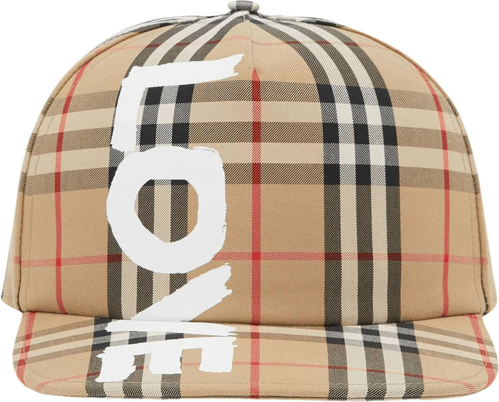 Burberry Casquette Baseball Check Beige