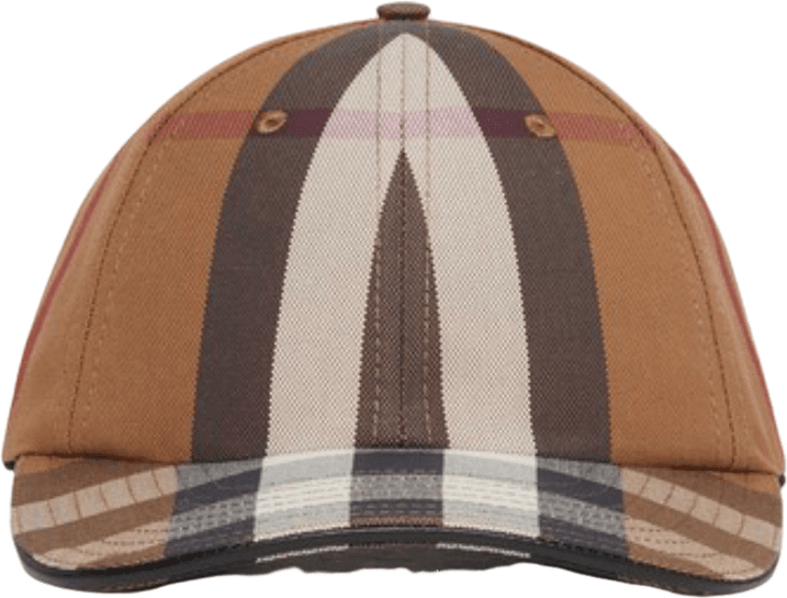 Casquette Burberry à rayures multicolores