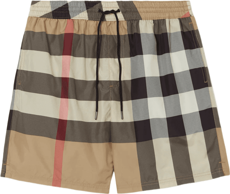 Burberry Short de Bain à Carreaux Nova Check