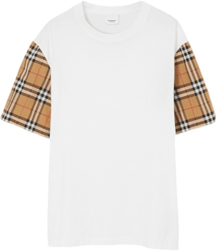 Burberry T-Shirt Manches Carreaux Vintage Check