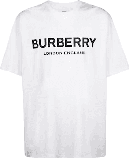 T-shirt Burberry London England Blanc