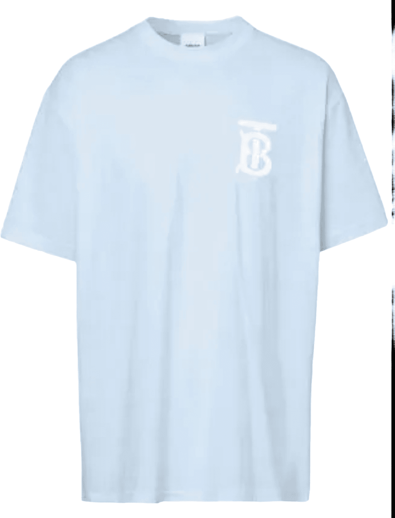 Burberry T-shirt TB Monogram Bleu Ciel