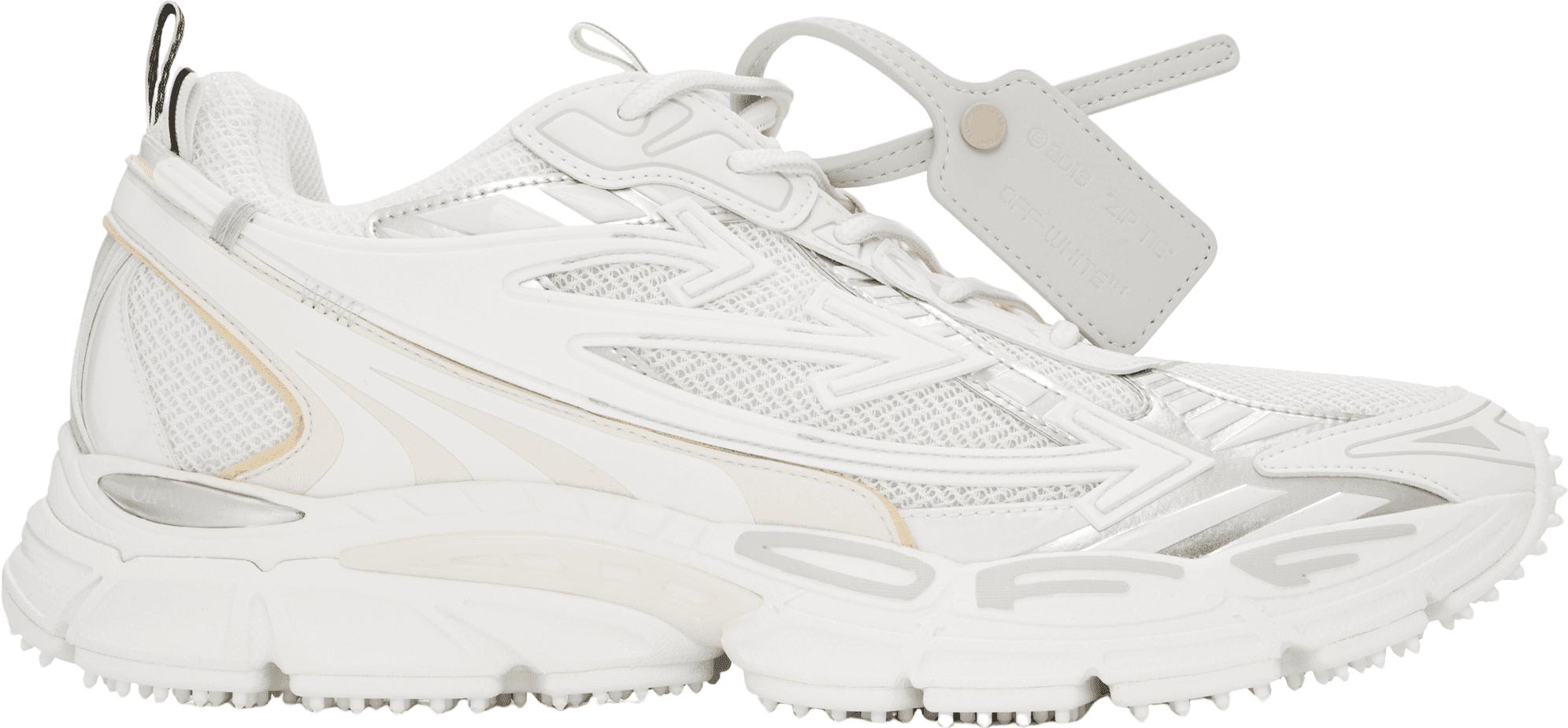 Baskets Céline 610T Blanches avec Détails Beige