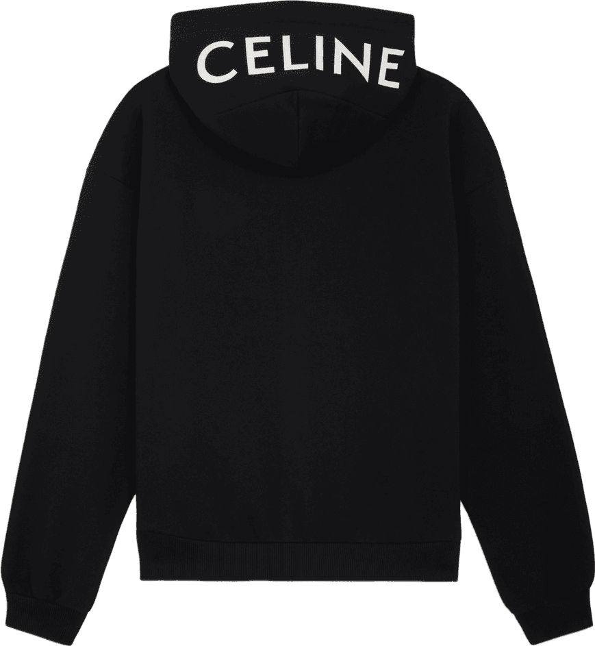 Céline Hoodie Logo Noir