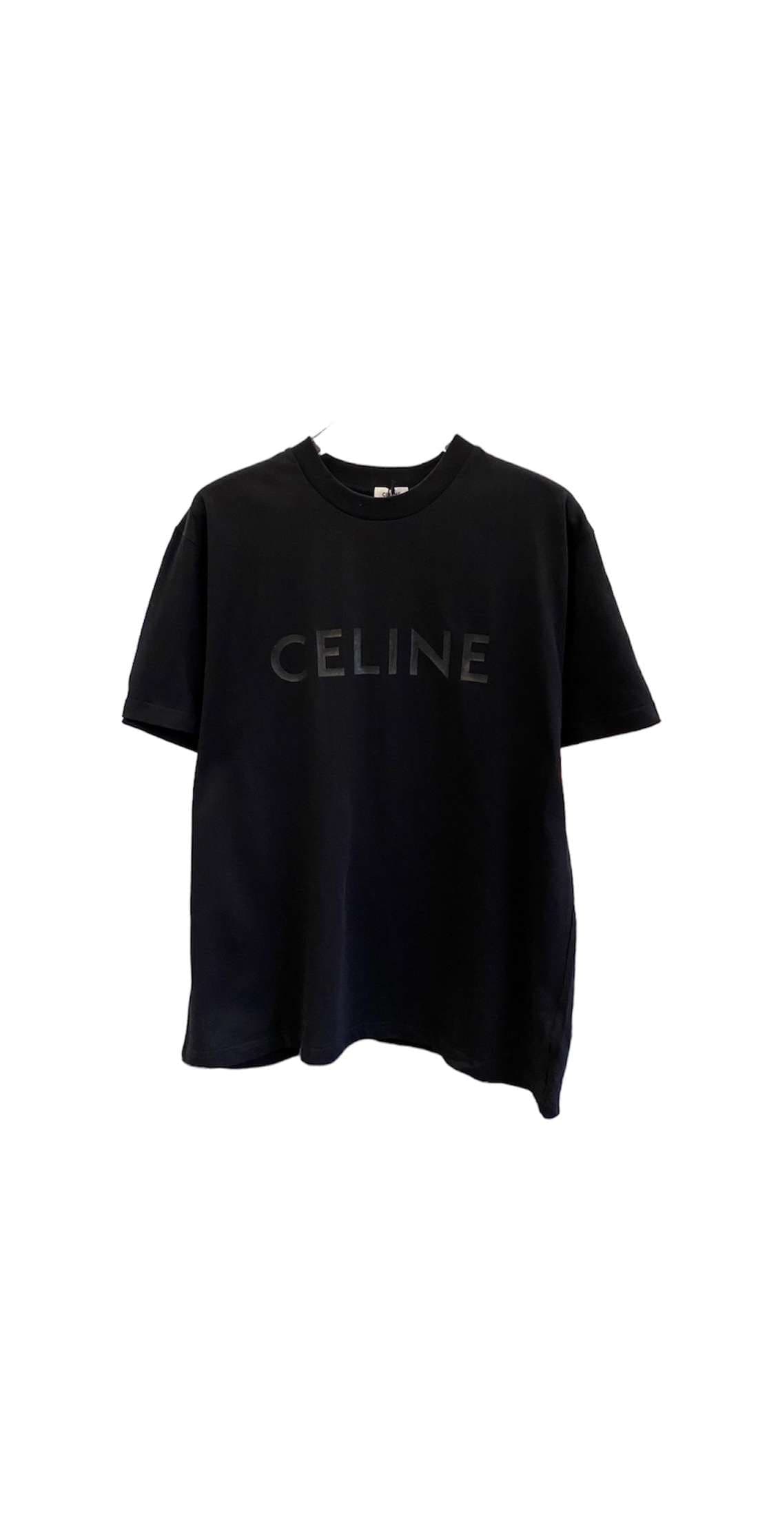 Céline T-Shirt Logo Noir