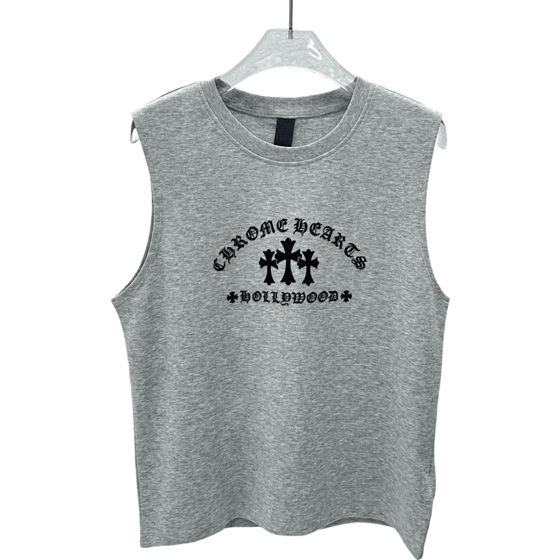 Chrome Hearts Camisole Sleeveless Tee Gris Chiné
