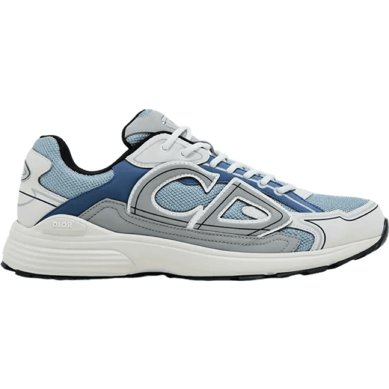 Dior B27 Sneaker Mesh et Cuir Bleu Blanc Gris