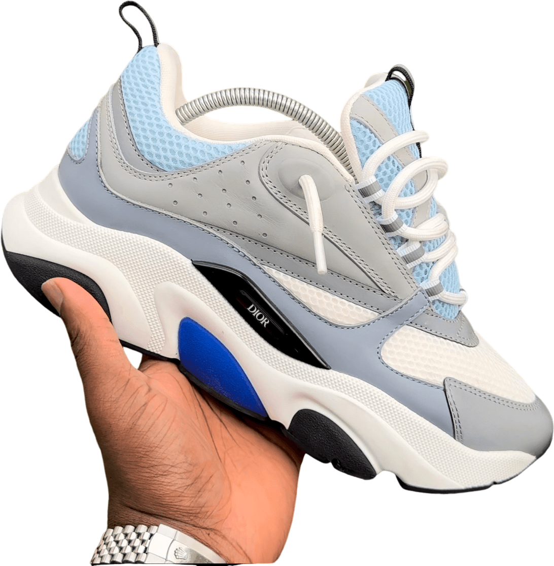 Sneaker Dior B22 Blanc Gris Bleu