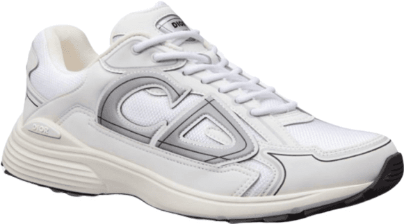 Baskets de Running Blanches et Grises Design Sportif
