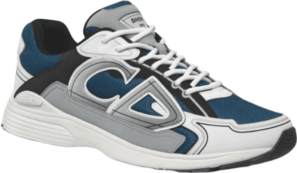 Sneaker Diadora Homme Blanc Bleu Marine et Gris