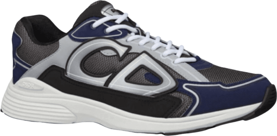 Chaussure de Sport Running Bleu Marine Blanc et Gris