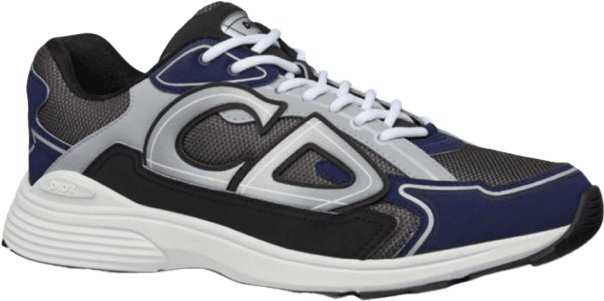 Sneaker de sport multicolore bleu marine, gris et noir