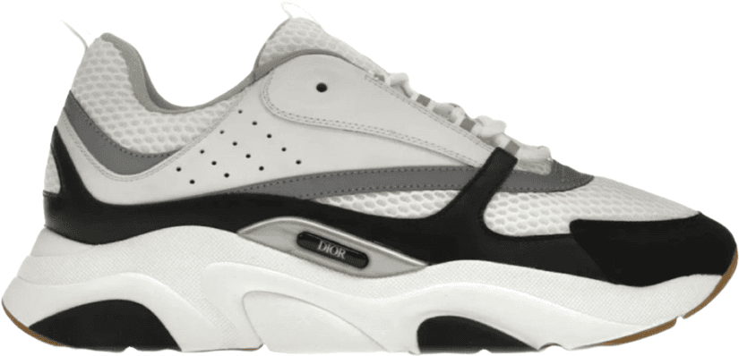 Sneaker Luxury Colorblock Blanc Noir Gris