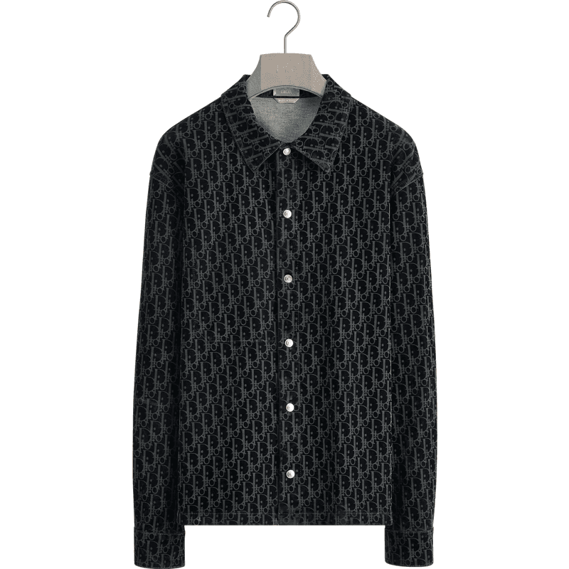 Chemise Dior Monogram Jacquard Noir