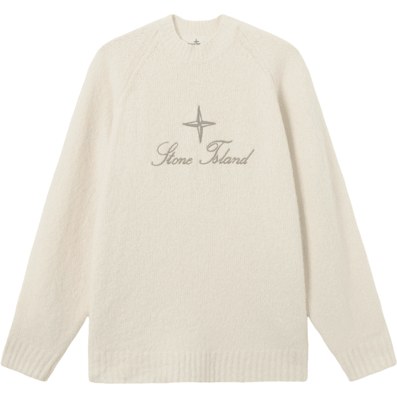Stone Island Pull Crew Neck Logo Star