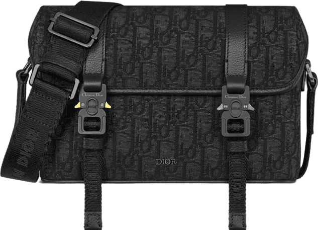 Sac Dior Oblique Messenger Noir