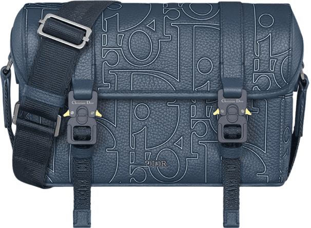 Sac Dior Messenger Toile Monogram Bleu Marine