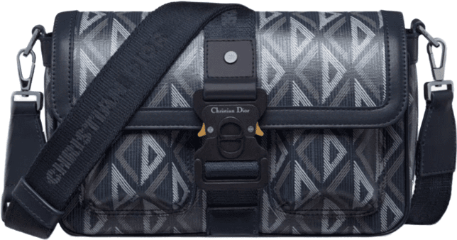 Sac Christian Dior Oblique Monogram Flap Shoulder Bag
