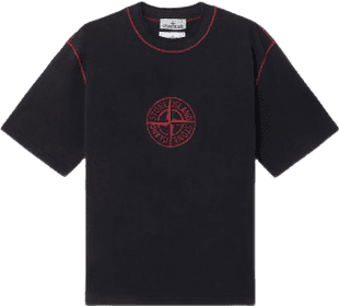 Stone Island T-shirt Compass Logo Noir