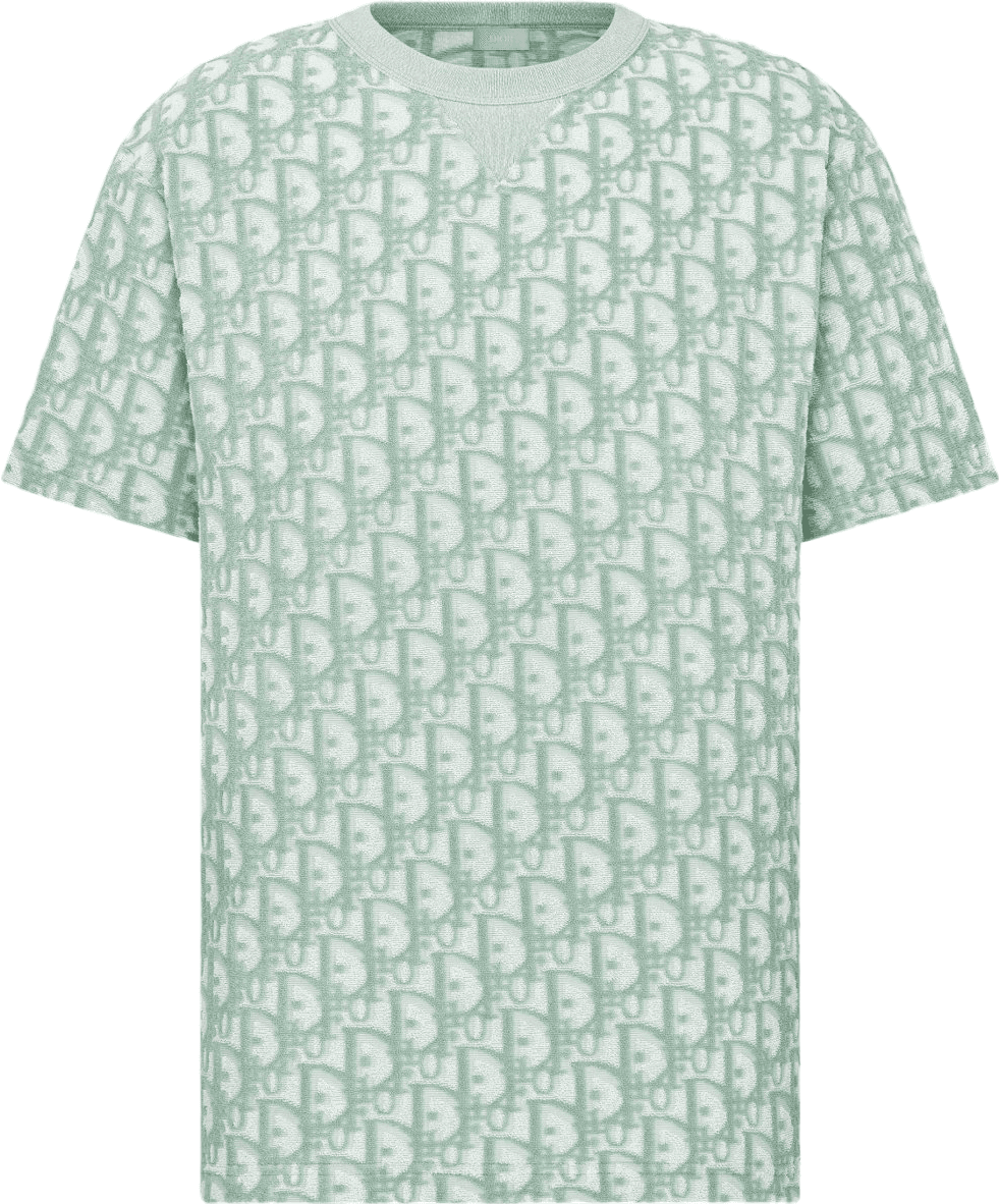 Dior T-shirt Oblique Monogramme Vert Menthe