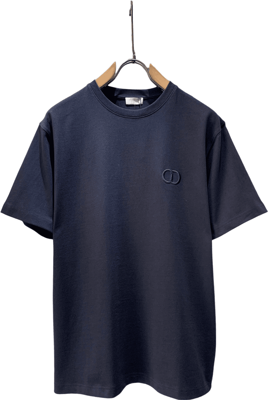 Tee-shirt Dior CD Oversized Coton Marine