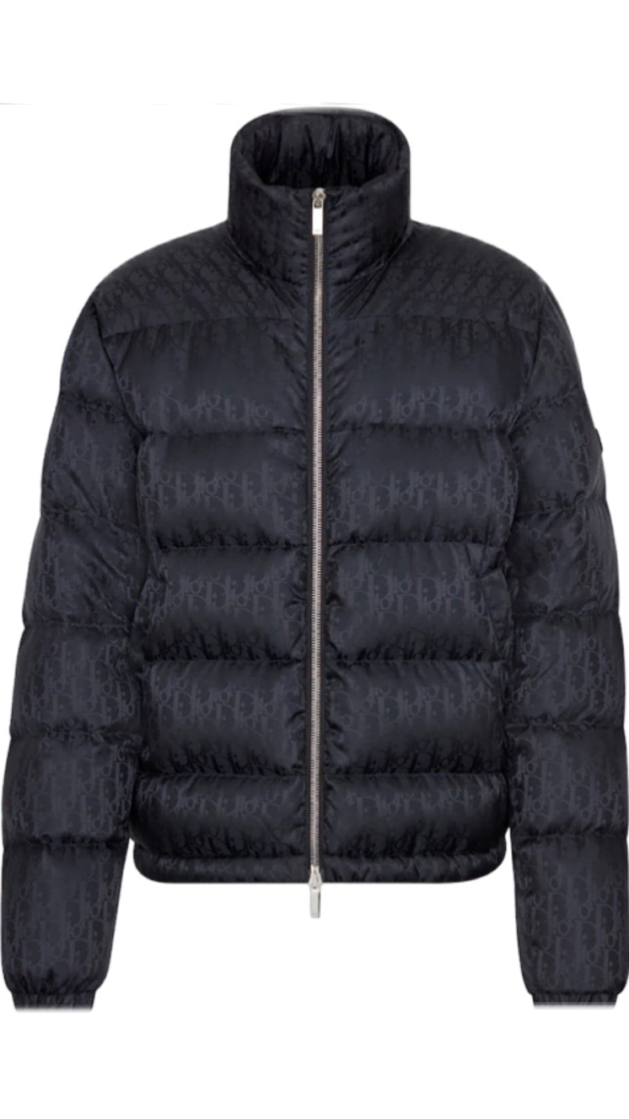 Doudoune Courte Noire Monogramme