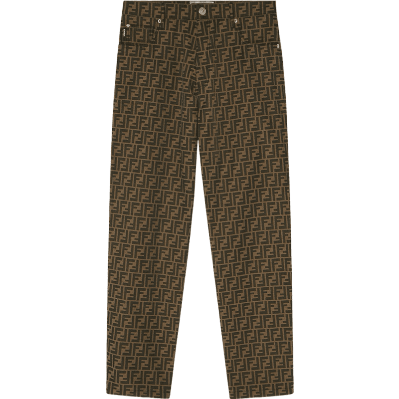 Pantalon Fendi Motif FF Monogram