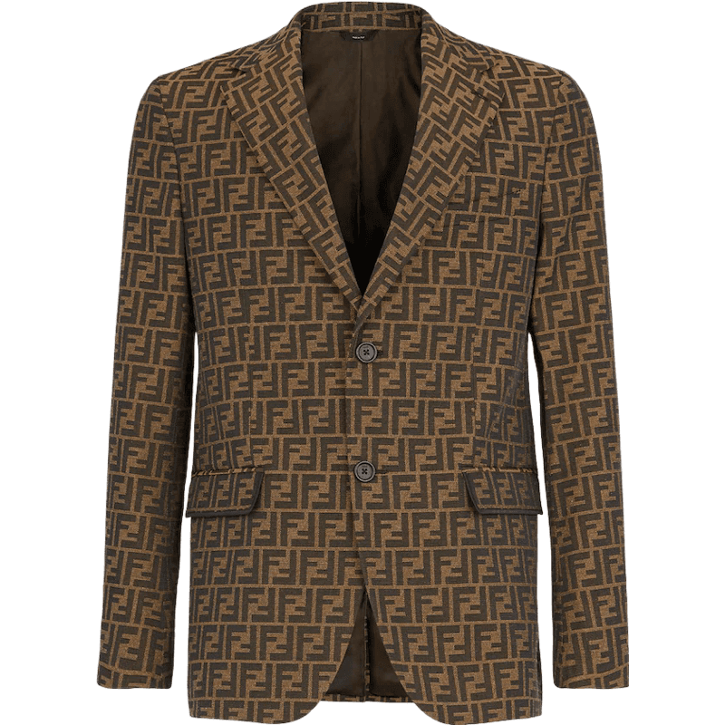 Fendi Blazer Monogram Zucca Marron